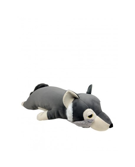 Peluche nemu nemu  LOULOU - Loup - taille L 66cm