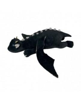 Peluche Hackuchumu - YORU - Dragon Noir - Taille L - 60 cm