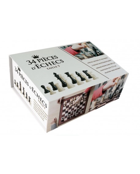 PIECES ECHECS PLASTIQUE T5