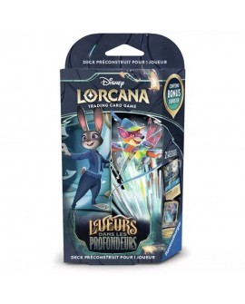 Disney Lorcana : Deck de Démarrage Saphir / Acier - Set 10 Lueurs dans les Profondeurs