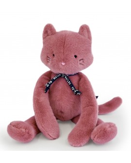 CHAT Méloé 37 cm - poudre de rose