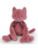 CHAT Méloé 37 cm - poudre de rose