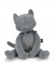 Chat Méloé 37cm - Bleu Gris