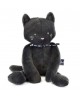 Chat Méloé 37cm - Anthracite