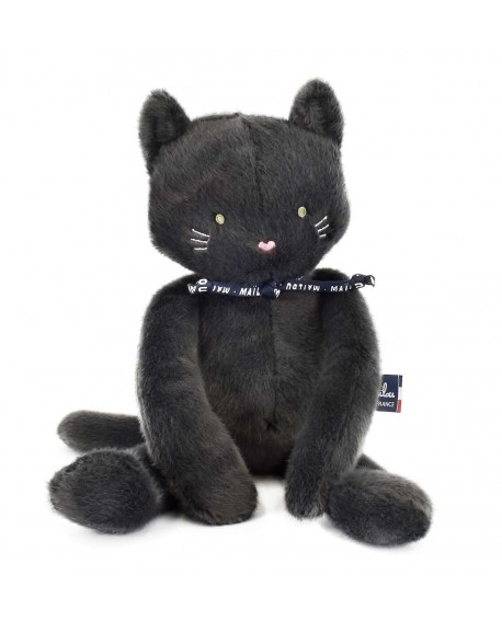 Chat Méloé 37cm - Anthracite