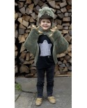 Toddler T-Rex Cuddle Cape, Green -2ans