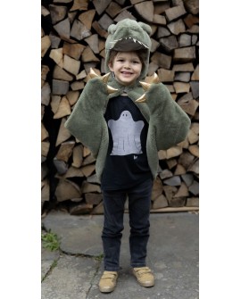 Toddler T-Rex Cuddle Cape, Green -2ans