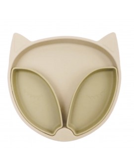 Assiette Compartimentée renard sable