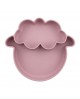 Assiette Compartimentée Mouton rose foncé