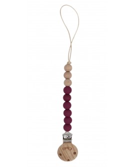 Attache - Tétine aubergine