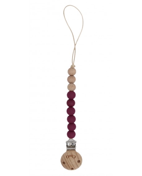 Attache - Tétine aubergine