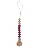 Attache - Tétine aubergine