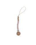 Attache - Tétine rose nacré