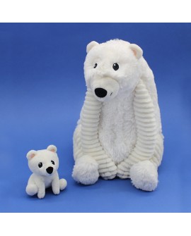 Grobidou ours polaire -maman bébé