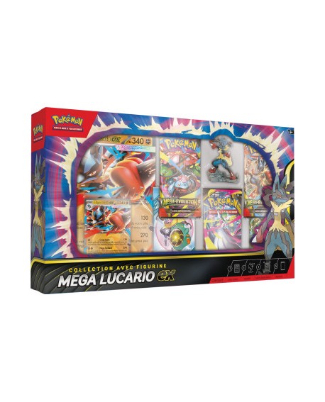 Pokémon : Coffret Premium Figurine Pokémon Mega Lucario