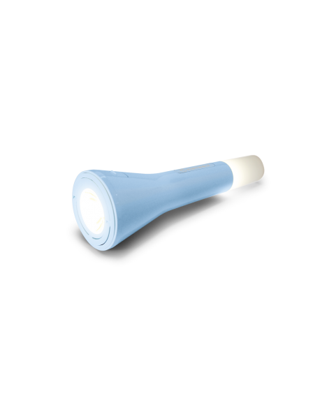Lampe de poche bleu