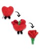 FLIPETZ - I_heart_YOU - COEUR & FLEUR - ROUGE COQUELICOT