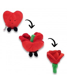 FLIPETZ - I_heart_YOU - COEUR & FLEUR - ROUGE COQUELICOT