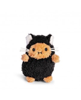 Mini sitting plush toy - Kitty- Black Ricespud