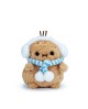 Mini sitting plush toy - Frosty- Blue scarf Ricespud