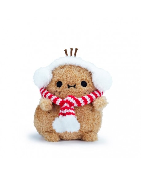 Mini sitting plush toy - Puffy-Red scarf Ricespud