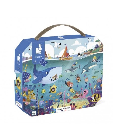 PUZZLE LES FONDS MARINS - 100 PCS