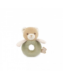 Mon doux hochet ours vert