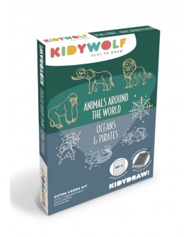 Recharge tablette pirates/animaux du monde