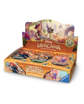 Disney lorcana BOOSTER DISPLAY Contrées inconnues S12