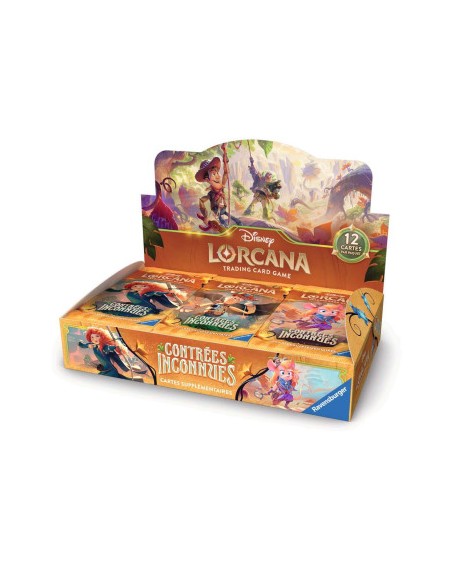 Disney lorcana BOOSTER DISPLAY Contrées inconnues S12