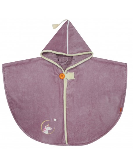 CAPE DE BAIN licorne parme
