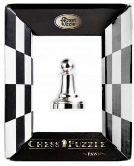 Casse-Tête Huzzle Cast Chess Pawn (PION) - Silver -