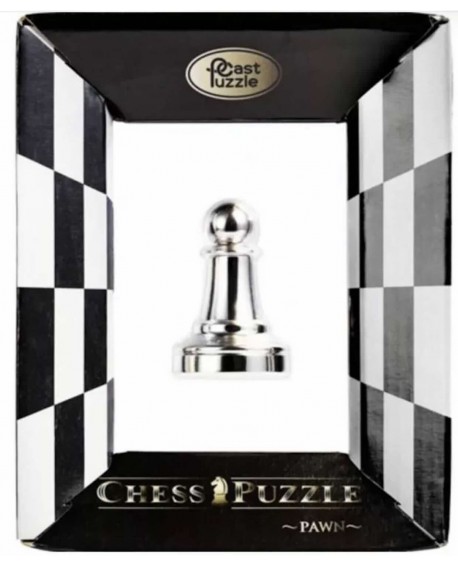 Casse-Tête Huzzle Cast Chess Pawn (PION) - Silver -