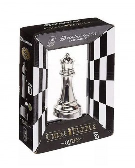 Casse-Tête Huzzle Cast Chess Queen (REINE) - Silver - Level 3