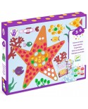 Peindre avec ses doigts - Pois et poissons