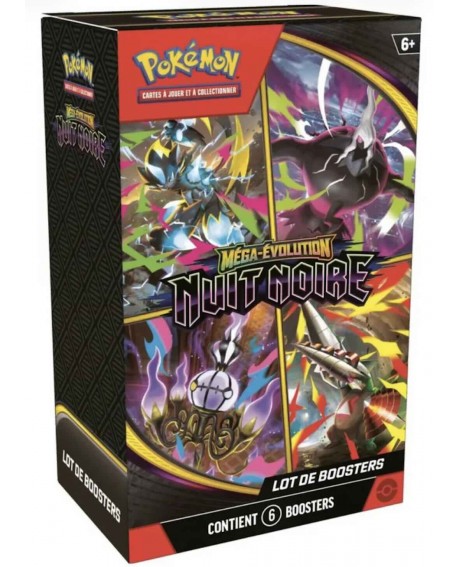 Pokémon ME05 Nuit Noire - Bundle 6 Boosters