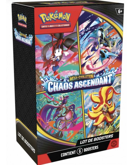 Pokémon ME04 Chaos Ascendant - Bundle 6 Boosters