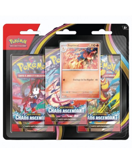 Pokémon ME04 Chaos Ascendant - TriPack Reptincel
