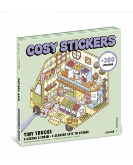 COSY STICKERS - TINY TRUCKS