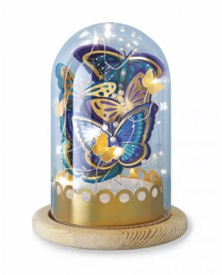 CLOCHE LUMINEUSE PAPILLONS A CREER