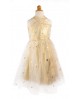 Eras Dress, Silver/Gold, SIZE US 5-6