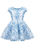 Sequins Concert Queen Dress, Blue, SIZE US 5-6