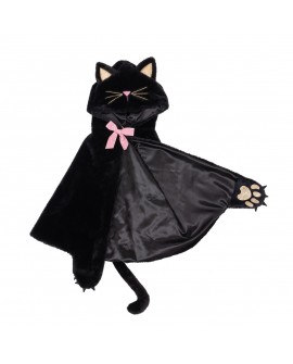 Cat Cuddle Cape, Black, SIZE US 2T