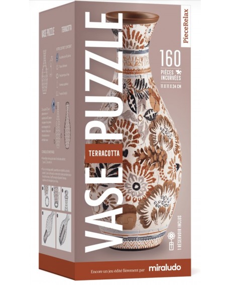 VASE PUZZLE JARDIN TERRACOTTA