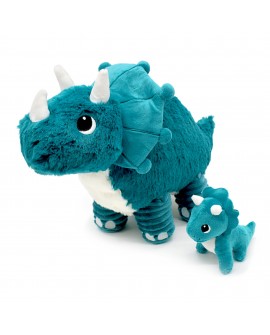 PENELOPS LE TRICERATOPS MAMAN & BEBE BLEU