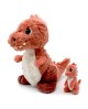 ALEX LE T-REX MAMAN & BEBE TERRACOTTA