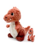 ALEX LE T-REX MAMAN & BEBE TERRACOTTA