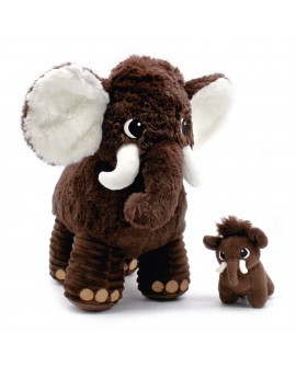 PAPOUTH LE MAMMOUTH  PAPA & BEBE CHOCOLAT