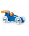 voiture courses bleu-orange