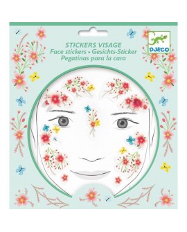stickers visages - fée du printemps - DJECO
